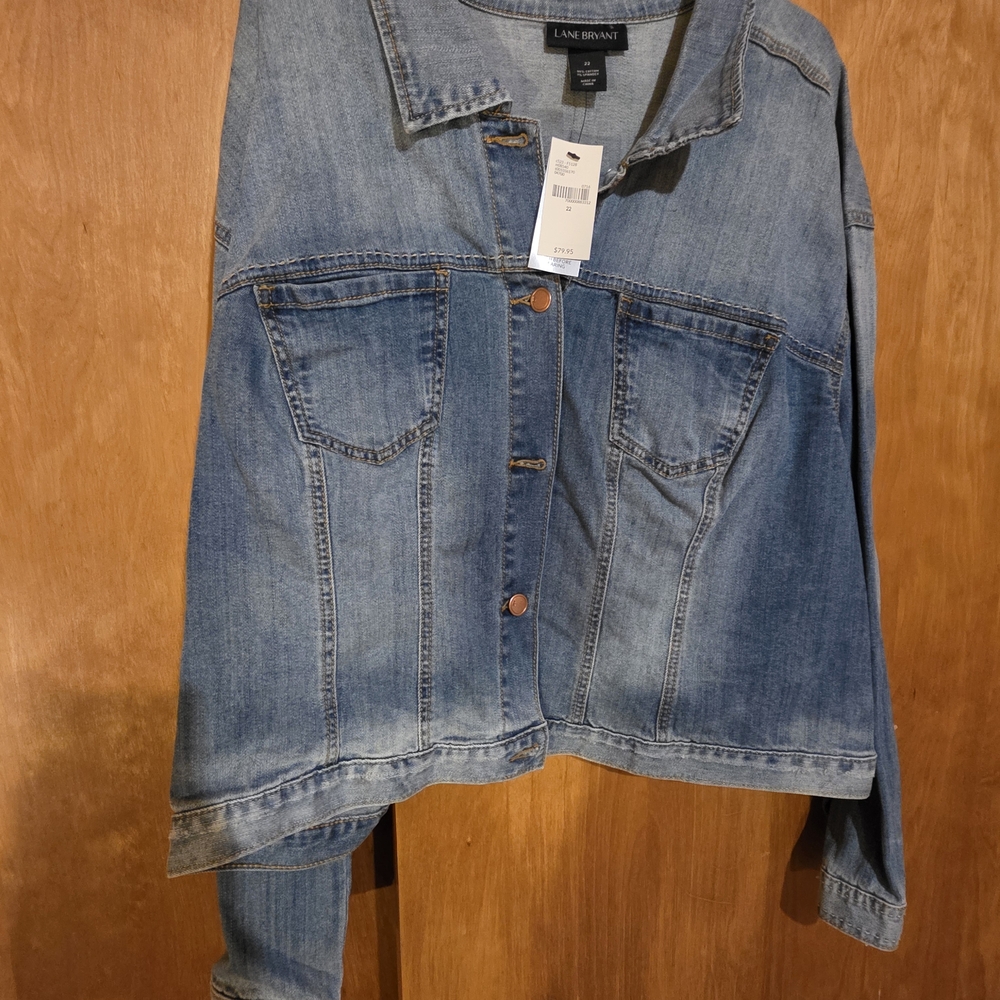 Lane Bryant Classic Blue Denim Jacket